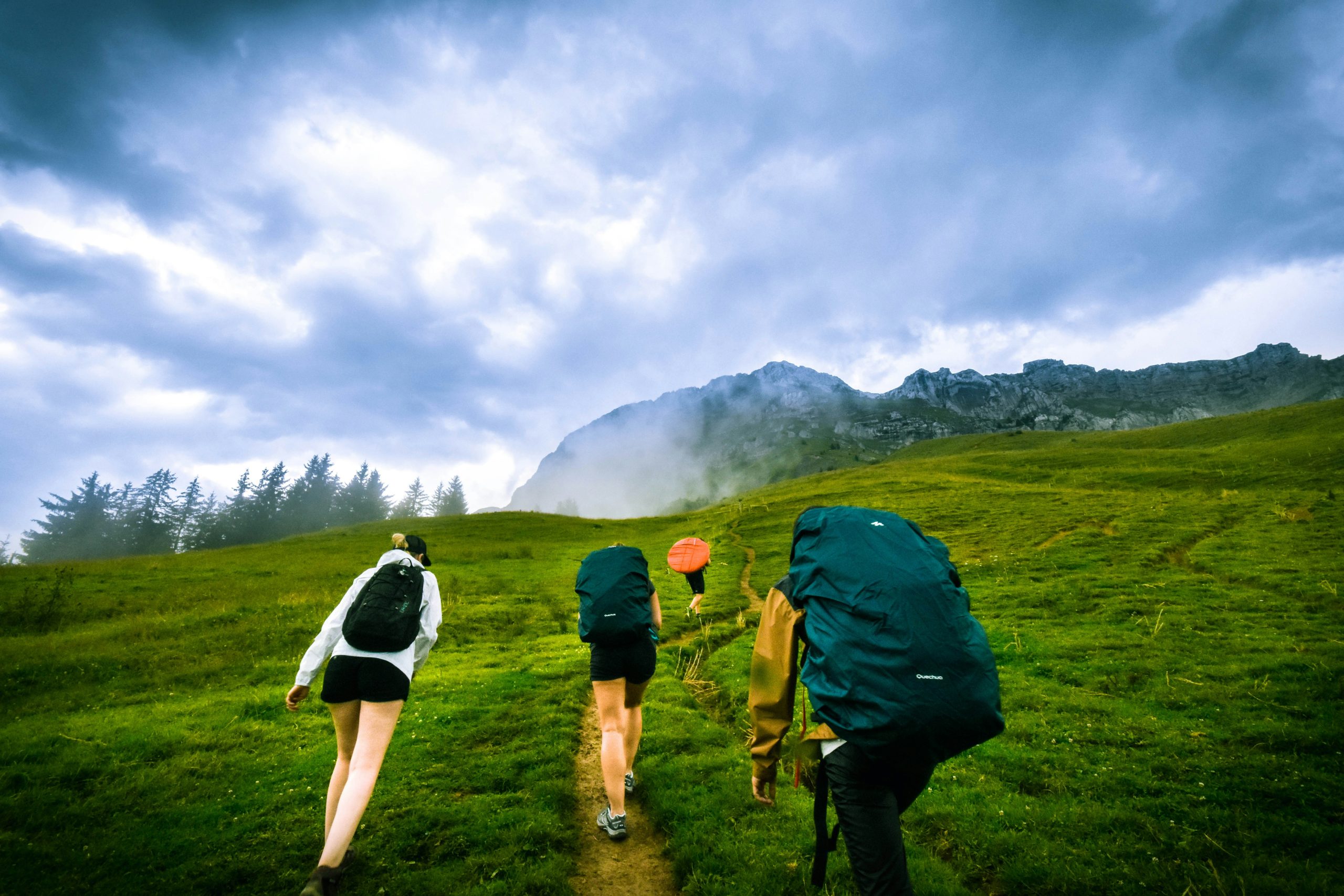 Which item is essential for trekking?